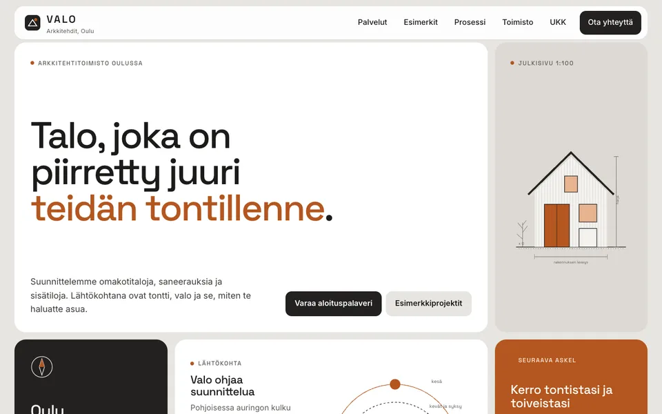Aloituspohja: Arkkitehtitoimisto