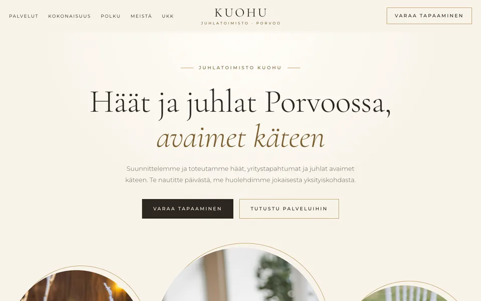 Aloituspohja: Juhlatoimisto