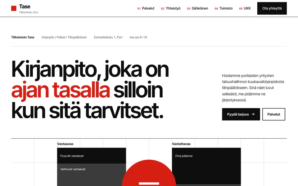 Aloituspohja: Tilitoimisto